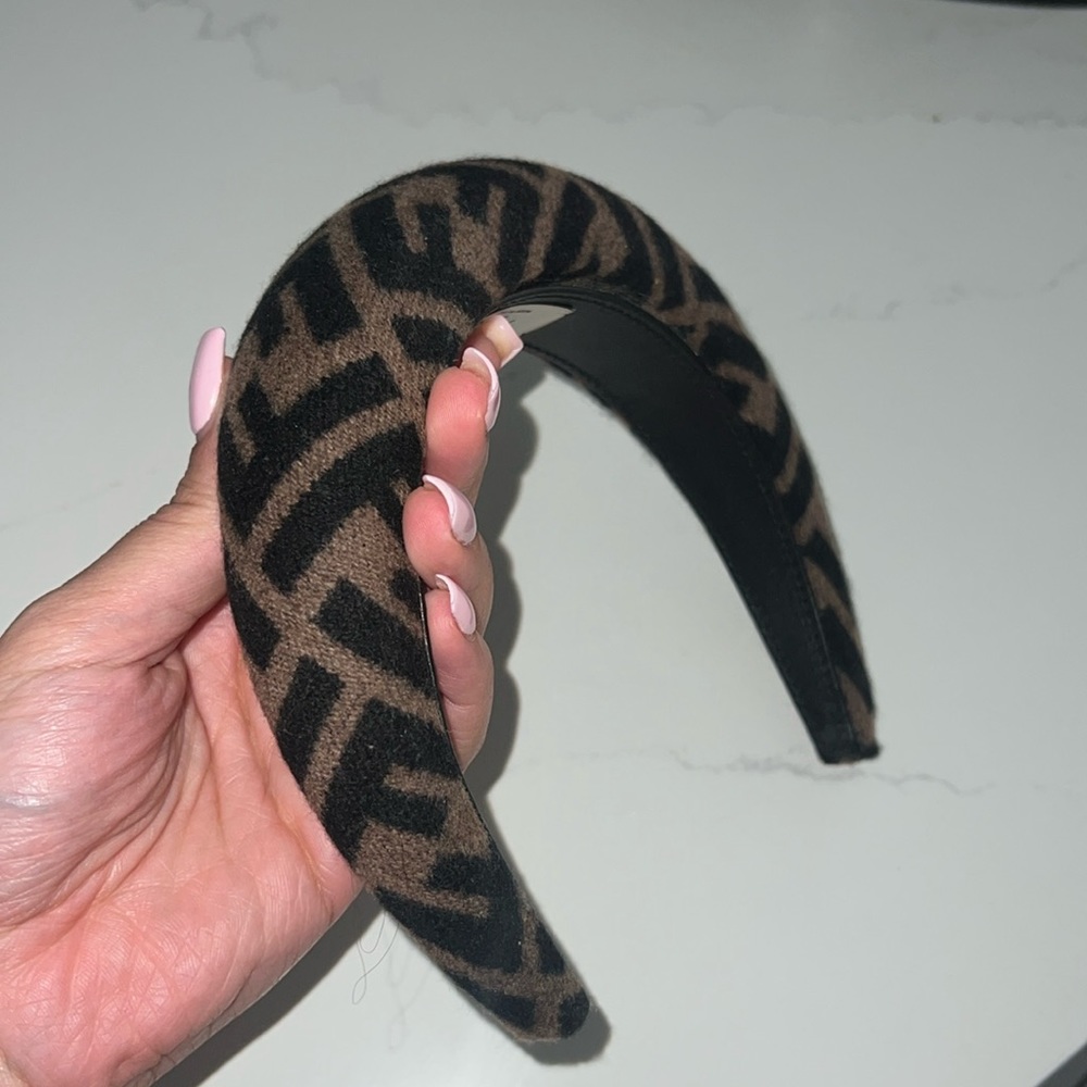 Fendi Zucca Wool Headband